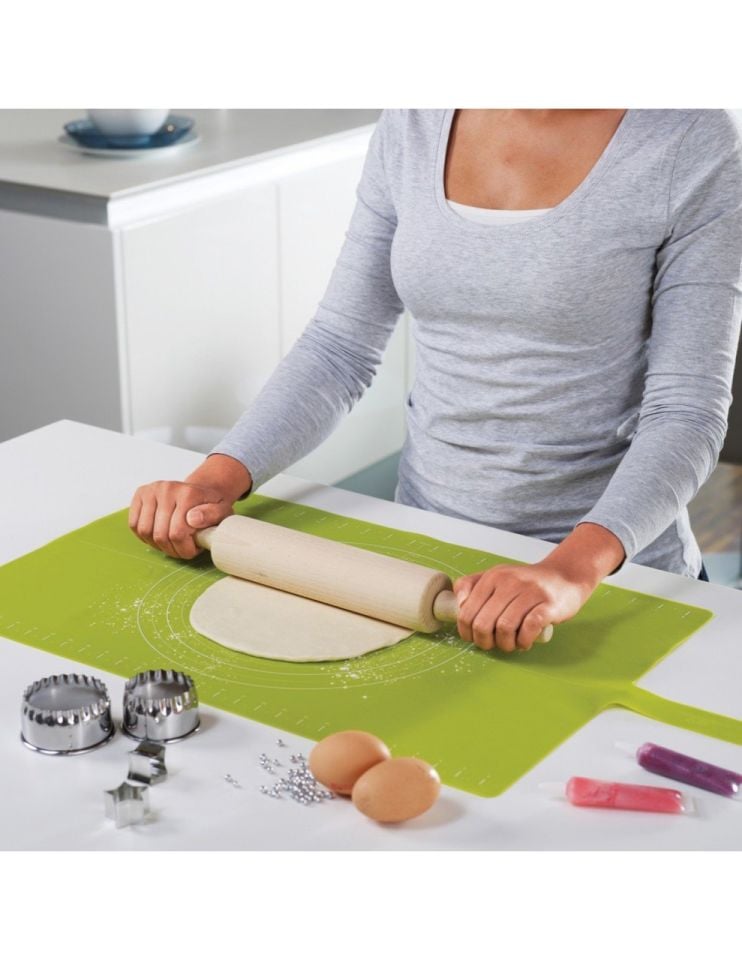 Joseph Joseph Roll-up™ Kaydırmaz Silikon Hamur Matı - Yeşil