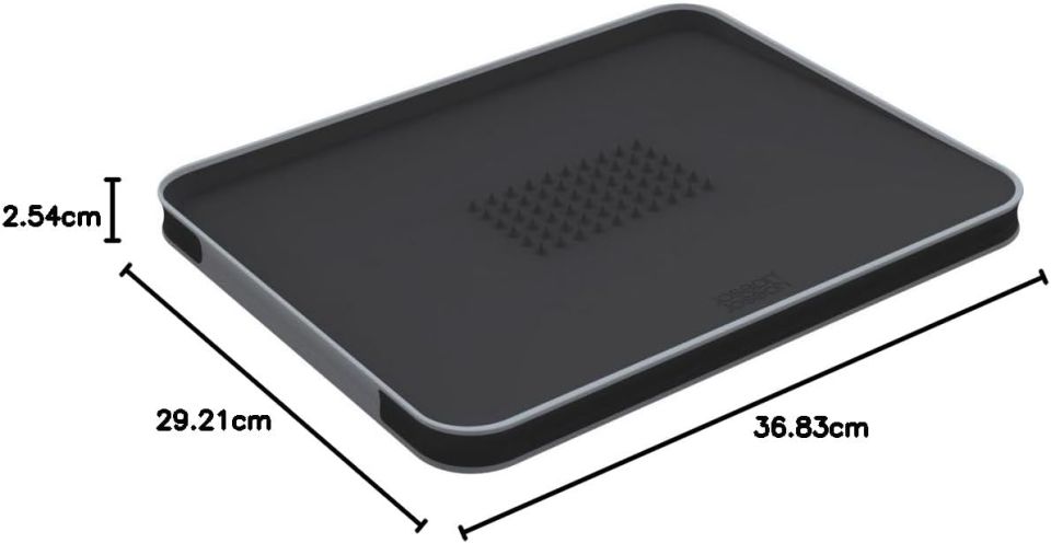 Joseph Joseph Cut&Carve™ Plus Büyük Kesme Tahtası - Siyah