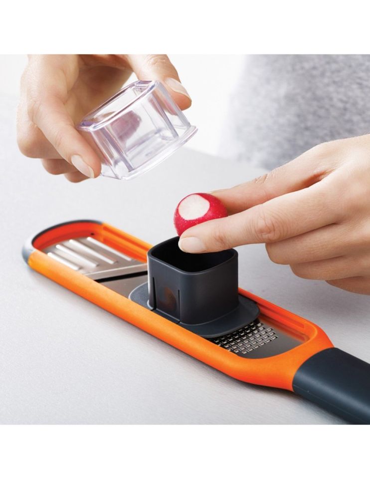 Joseph Joseph Handi-Grate™ 2'si 1 Arada Mini Rende ve Dilimleyici - Turuncu