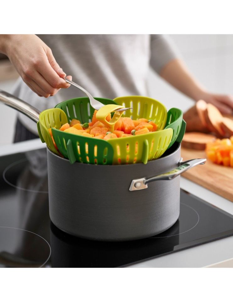 Joseph Joseph Bloom™ Katlanır Buharda Pişirme Sepeti - Yeşil