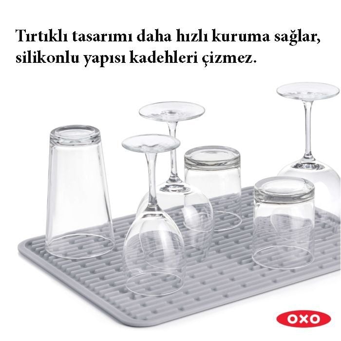 Oxo Silikon Kurutma Matı / Dikdörtgen