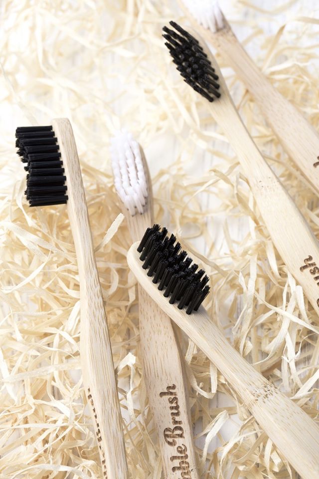 Bambu Yumuşak Diş Fırçası - Siyah