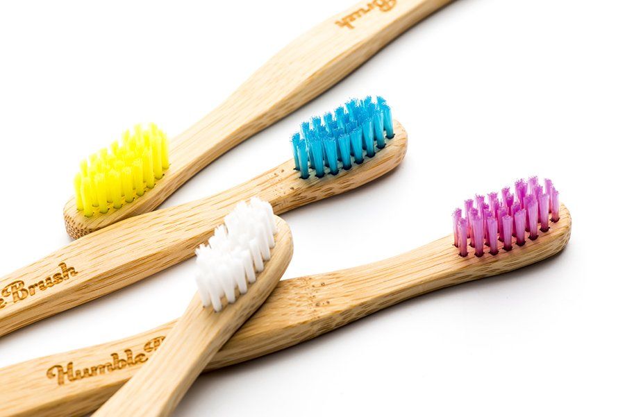 Bambu Çocuk Diş Fırçası - Beyaz