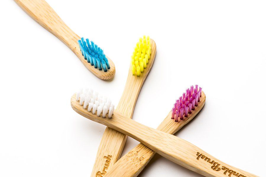 Bambu Çocuk Diş Fırçası - Lila