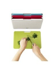 Joseph Joseph Folio™ Büyük Kesme Tahtası Seti - Gümüş