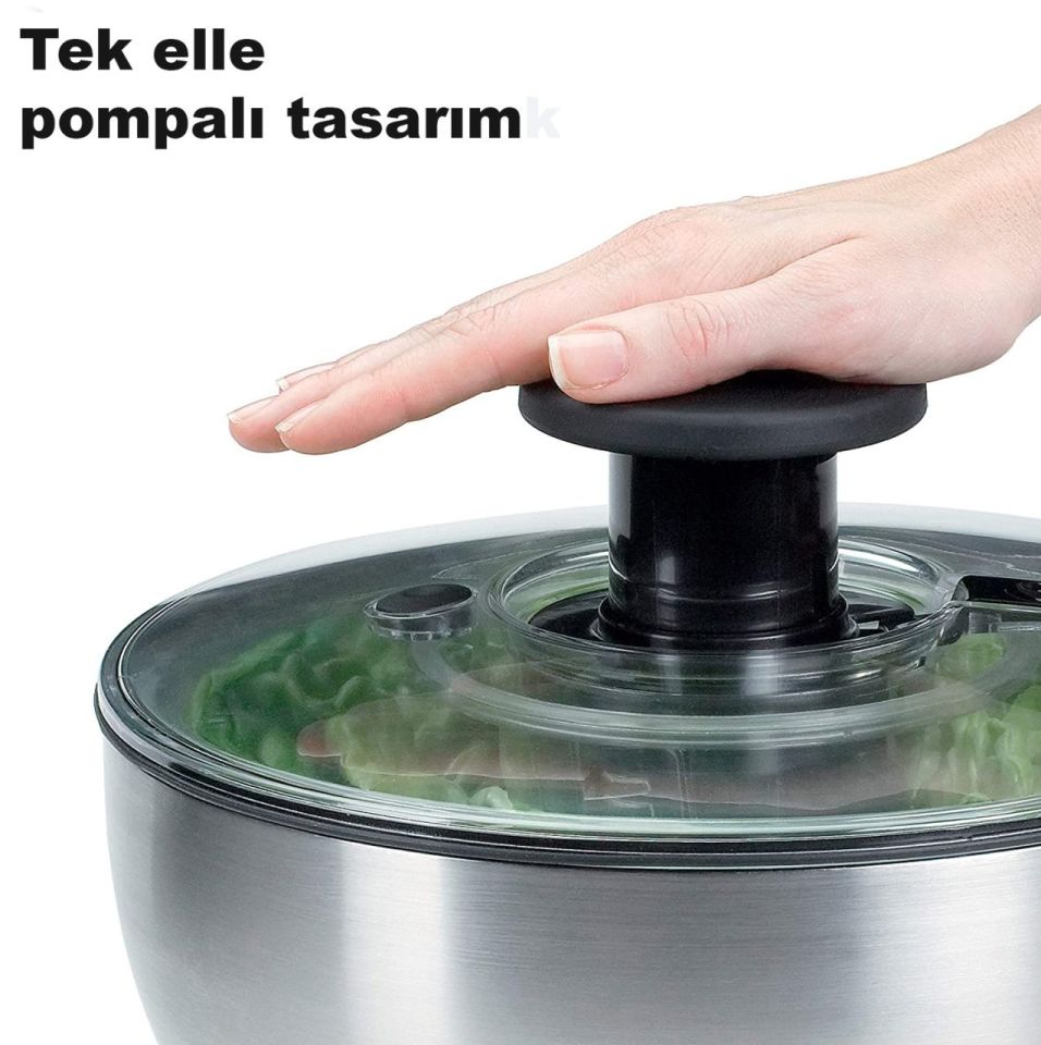 Oxo Çelik Salata Kurutucu