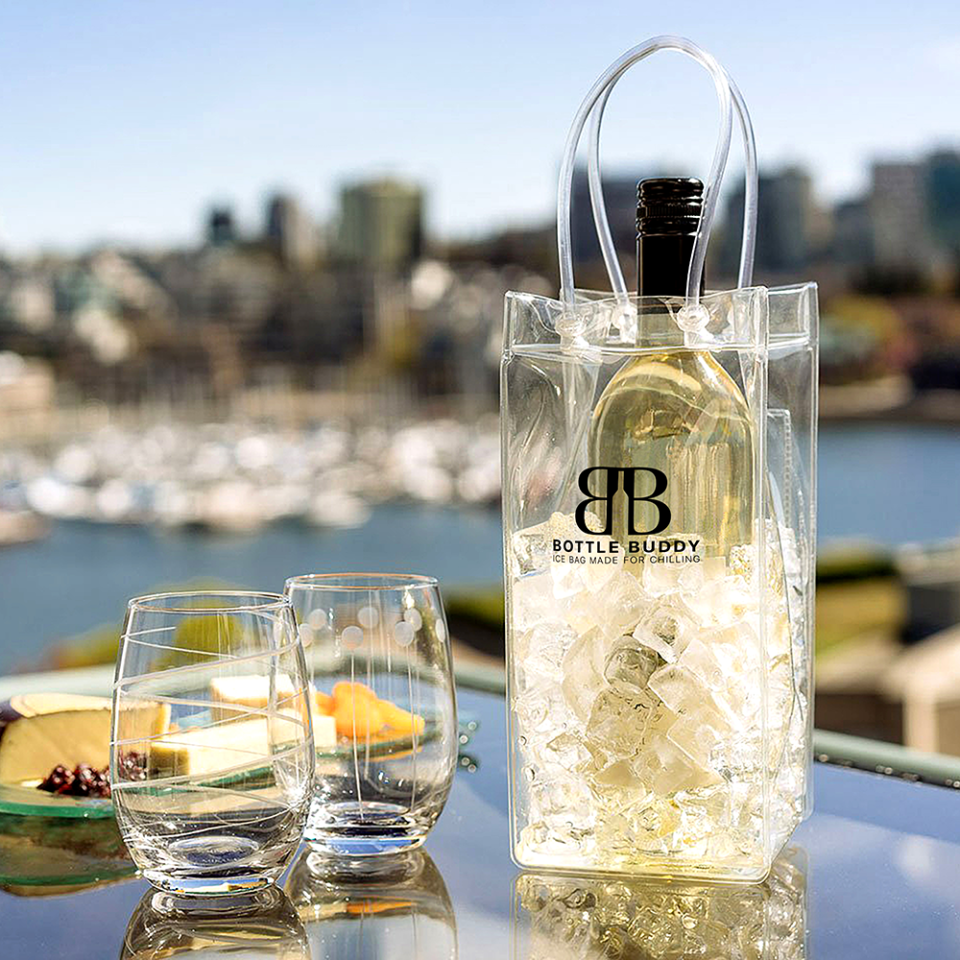 Bottle Buddy Ice Bag - Taşınabilir Şişe & Şarap Soğutucu Buz Çantası