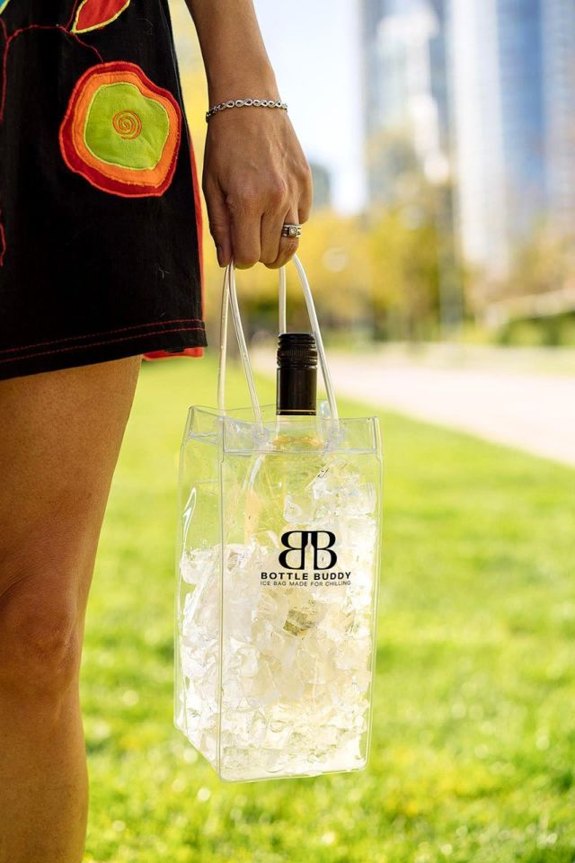 Bottle Buddy Ice Bag - Taşınabilir Şişe & Şarap Soğutucu Buz Çantası