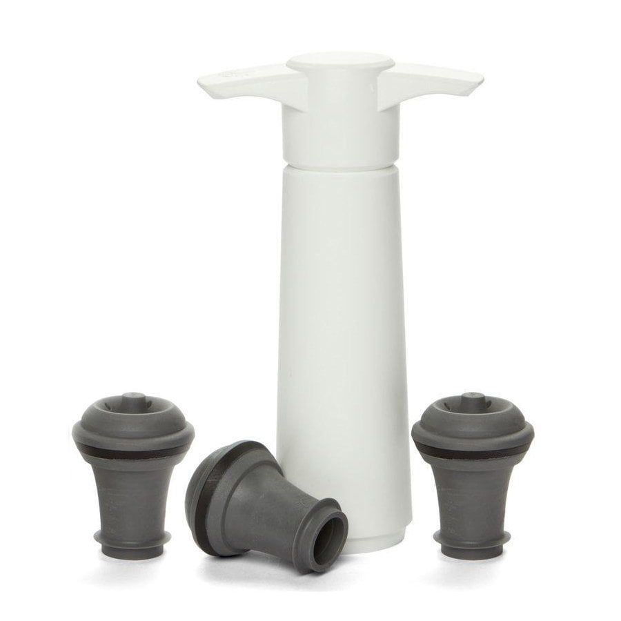 Vacu Vin Şarap Vakum Seti / Beyaz (1 pompa + 3 tıpa)