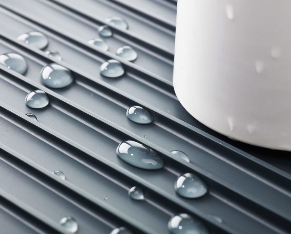 Joseph Joseph 2 Katlı Katlanabilir Bulaşıklık - Gri