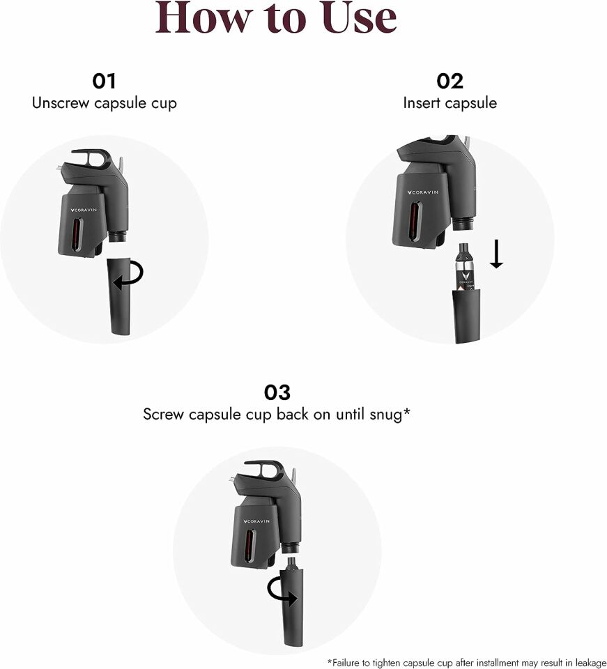 Coravin™ Argon Kapsül - 24'lü Set