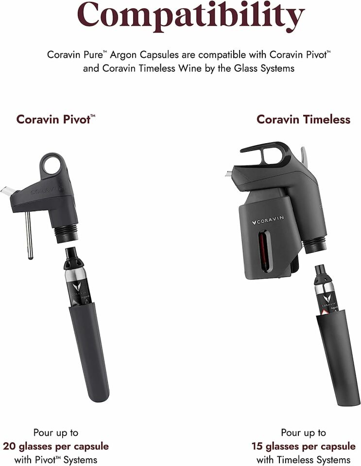 Coravin™ Argon Kapsül - 24'lü Set