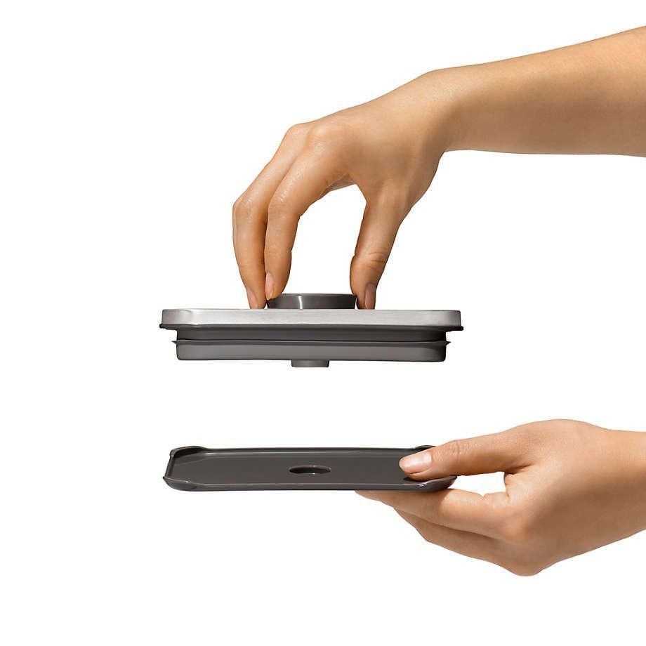 Oxo Steel Büyük Kare Orta - 4.2 Litre