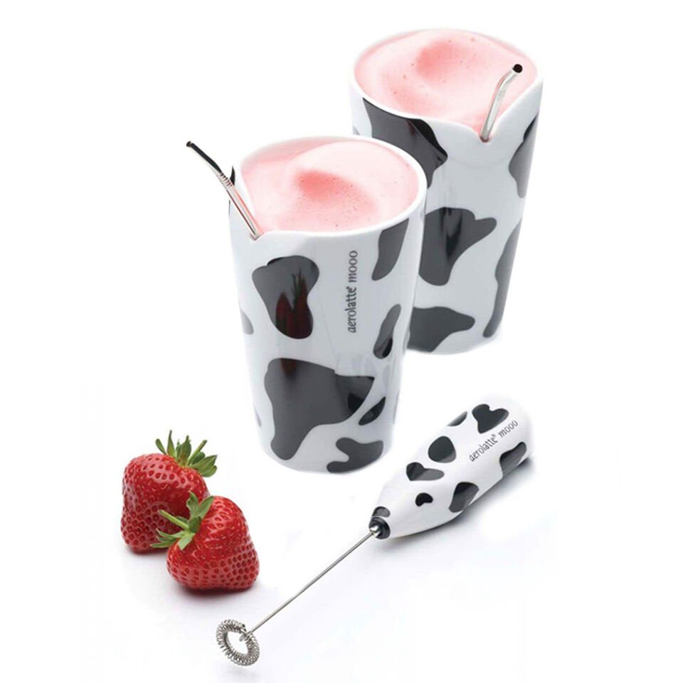 Aerolatte Orijinal Buharsız Süt Köpürtücü, To-Go Saklama Kılıflı, Moo