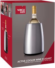 Vacu Vin Aktif Soğutuculu Şarap Kovası /  Paslanmaz Çelik