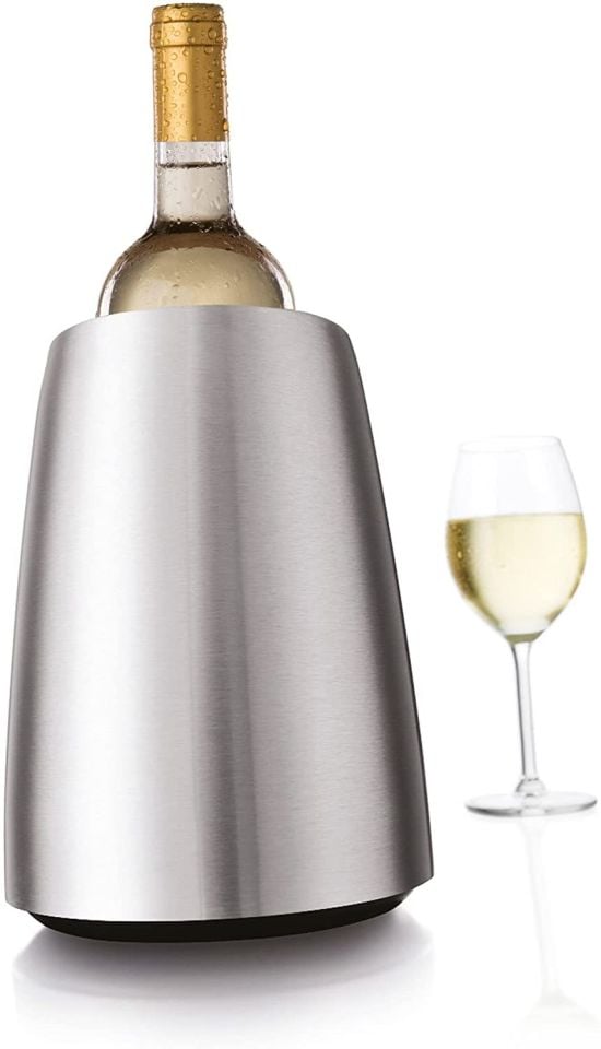 Vacu Vin Aktif Soğutuculu Şarap Kovası /  Paslanmaz Çelik