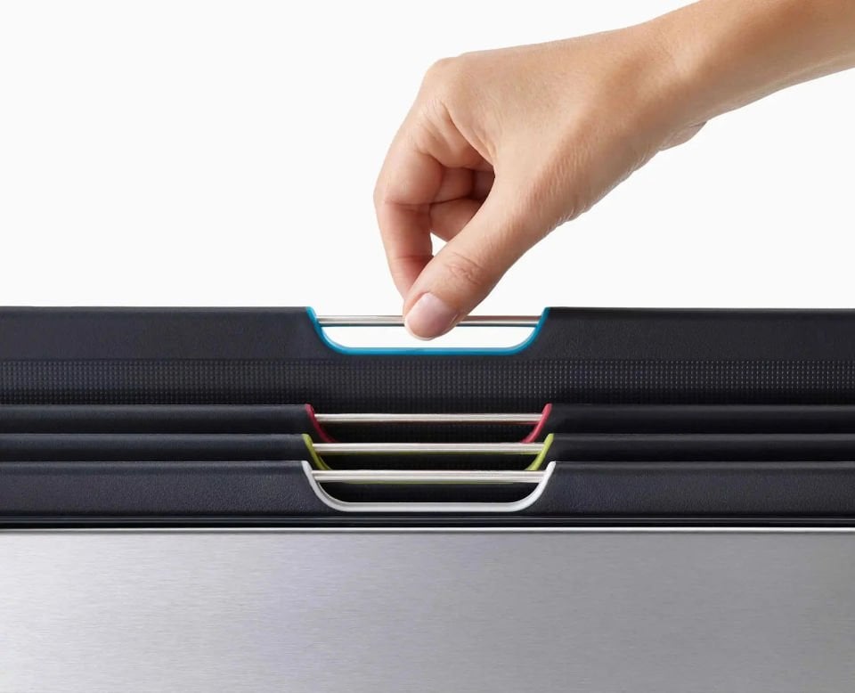 Joseph Joseph Folio Steel 4pc Board Set (S/Steel)