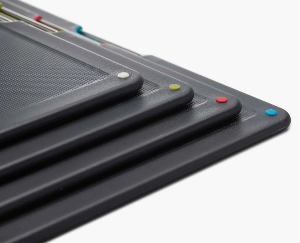 Joseph Joseph Folio Steel 4pc Board Set (S/Steel)