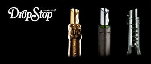 DropStop Minidisk Şampanya Ağızlığı / Gümüş rengi (5'li paket)