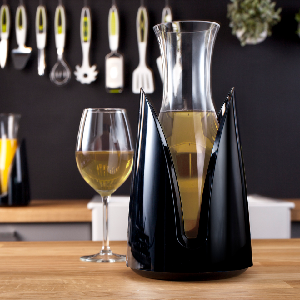 Vacu Vin Aktif Soğutucu Karaf, Siyah